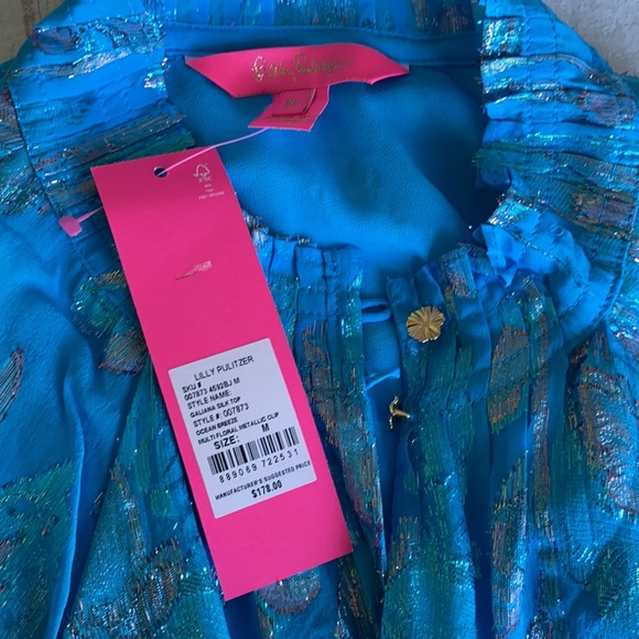 NWT Lilly Pulitzer blouse - Picture 2 of 4